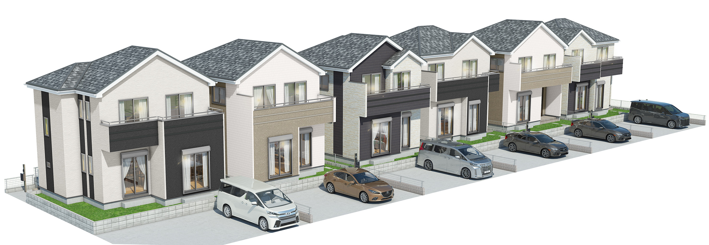 野田岩名2丁目　完成予想CGパース